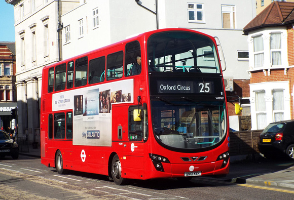 Route 25, Tower Transit, VN37957, BN61MXH, Ilford