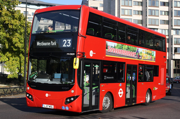 Route 23, Tower Transit, MV38219, LJ17WSL, Marble Arch