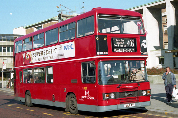 Route 403, South London Buses, L47, VLT47, Croydon