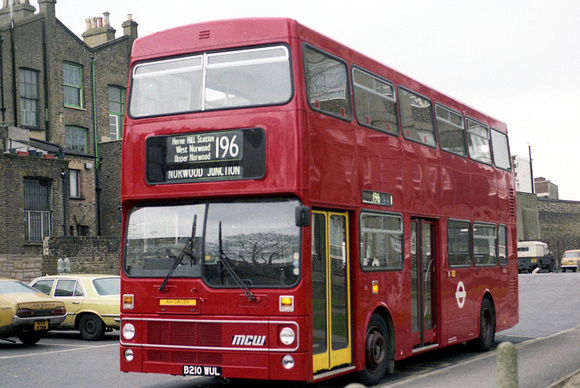 Route 196, London Transport, M1210, B210WUL, Norwood Junction