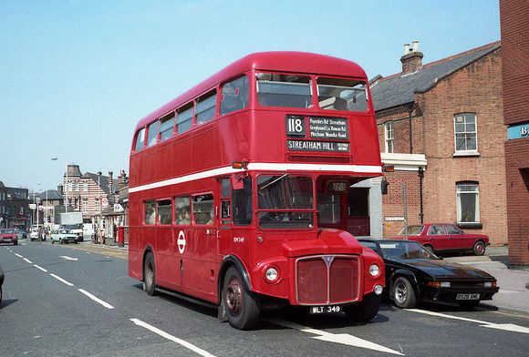 Route 118, London Transport, RM349, WLT349, Mitcham