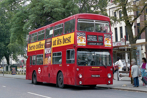 Route 197, London Transport, D2599, THX599S, Purley