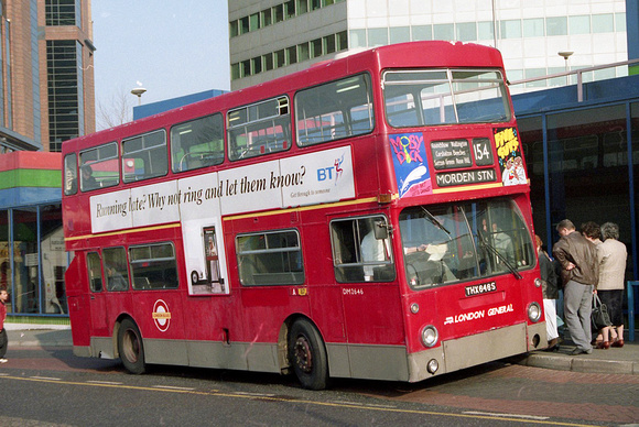 Route 154, London General, DMS2646, THX646S, Croydon