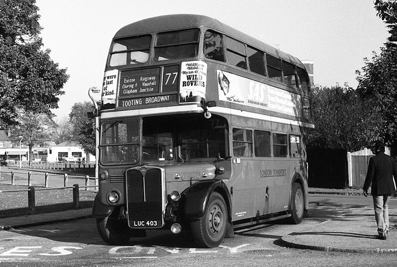 Route 77, London Transport, RT4054, LUC403