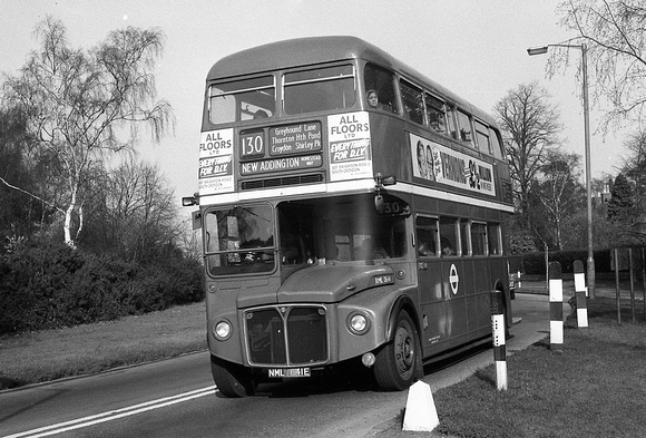 Route 130, London Transport, RML2641, NML641E, Addington