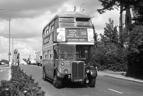 Route 150, London Transport, RT1309, KLB558
