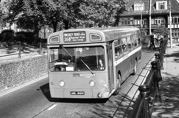 Route 268, London Transport, MB661, AML661H