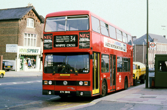 Route 34, London Transport, T364, KYV364X