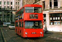 Route 43, London Transport, DM1021, GHV21N