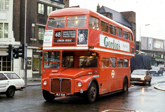 Route 48, London Transport, RM535, WLT535