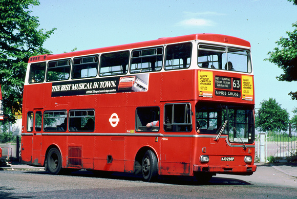 Route 63, London Transport, MD66, KJD266P, Crystal Palace