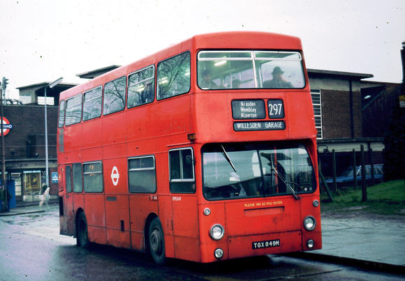 Route 297, London Transport, DMS849, TGX849M, Alperton