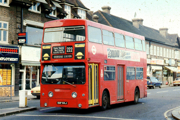Route 222, London Transport, DMS64, EGP64J, Hounslow