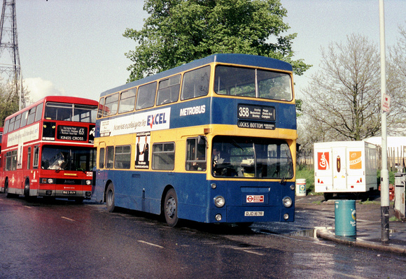 Route 358, Metrobus, DMS2167, OJD167R, Crystal Palace