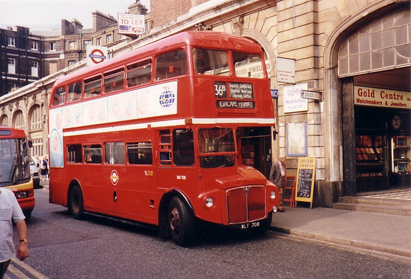 Route 36B, London Transport, RM708, WLT708, Victoria