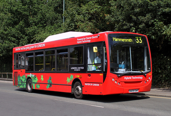 Route 33, London United RATP, HDE3, SN09CHF, Fulwell
