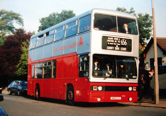 Route 656, East London Buses, T486, 486CLT, Emerson Park