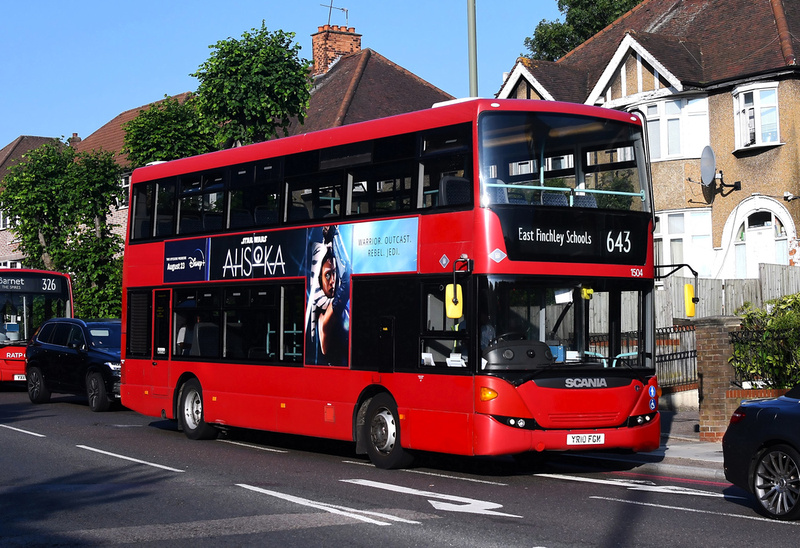 London Bus Routes Route 643 Brent Cross East Finchley Schools