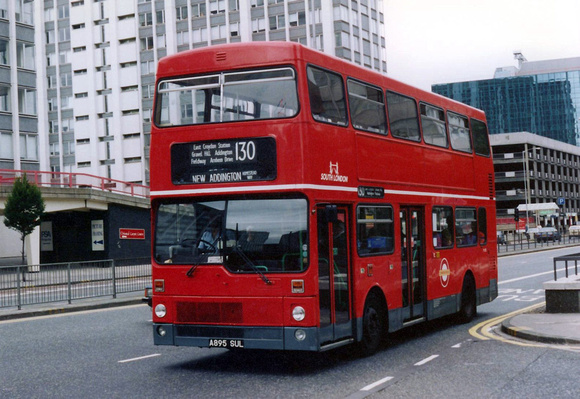 Route 130, South London Buses, M895, A895SUL, Croydon