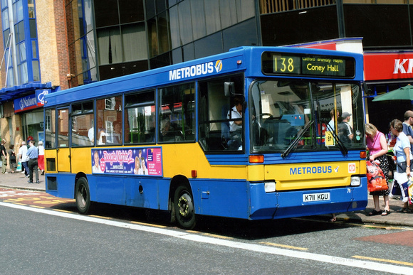 Route 138, Metrobus 711, K711KGU, Bromley