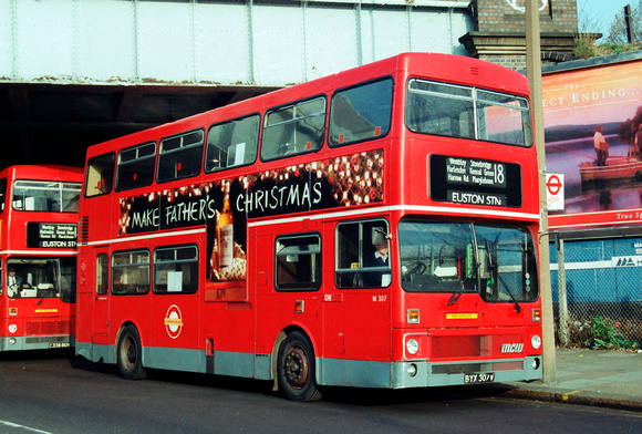 Route 18, London Transport, M307, BYX307V, Sudbury