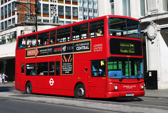 Route 94, London United RATP, TLA23, SN53KHY, Oxford St