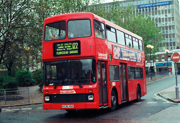 Route 122, Stagecoach London 336, N336HGK, Woolwich