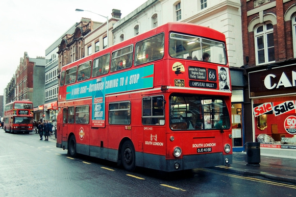 Route 166, South London Buses, DMS2405, OJD405R, Croydon