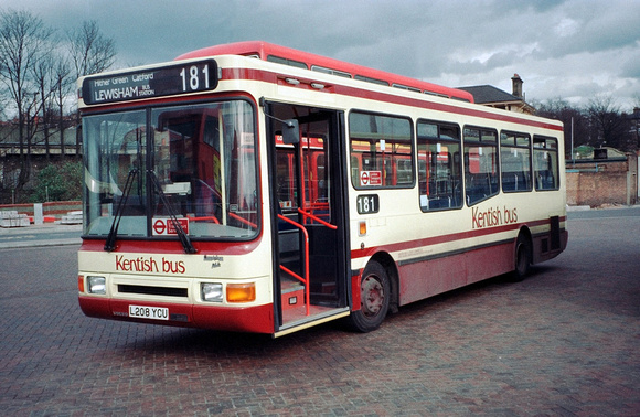 Route 181, Kentish Bus 208, L208YCU, Lewisham
