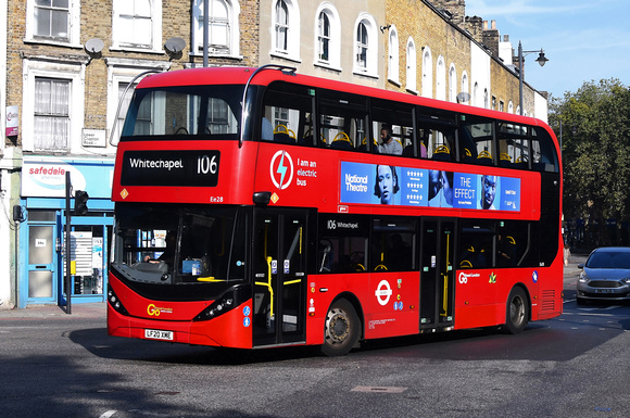 Route 106, Go Ahead London, Ee28, LF20XME, Hackney