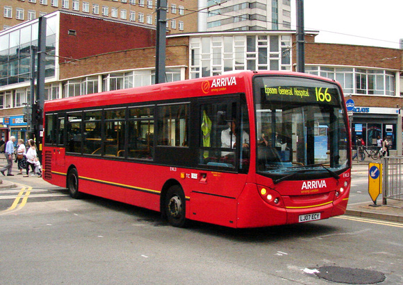 Route 166, Arriva London, ENL3, LJ07ECY, Croydon