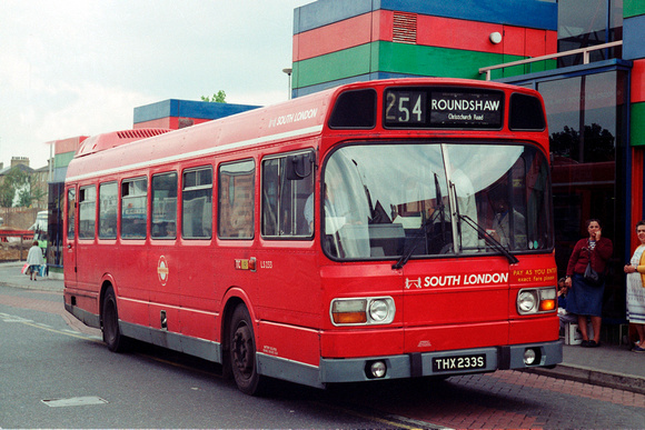 Route 254, South London Buses, LS233, THX233S, West Croydon