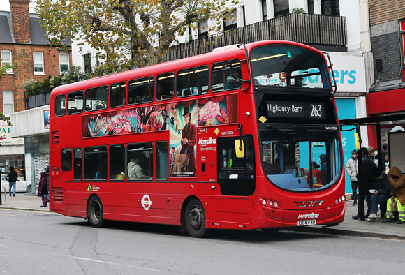 Route 263, Metroline, VWH2006, LK14FAU, Finchley