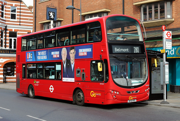 Route 280, Go Ahead London, WVN31, BV10WVD, Mitcham