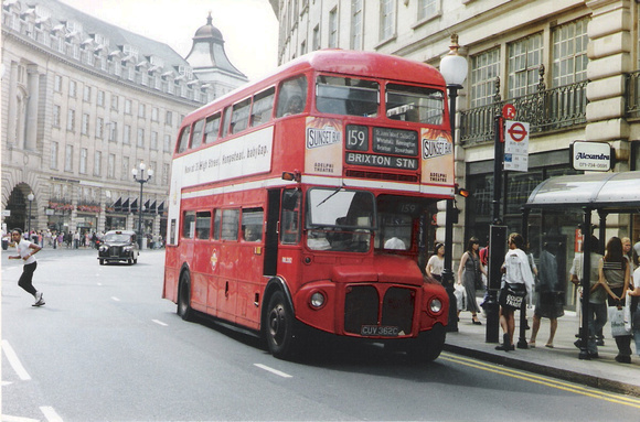 Route 159, London Central, RML2362, CUV362C