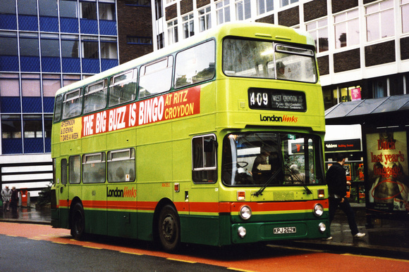 Route 409, London Links, AN262, KPJ262W, Croydon