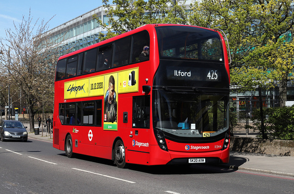 Route 425, Stagecoach London 11344, SK20AXW, Clapton