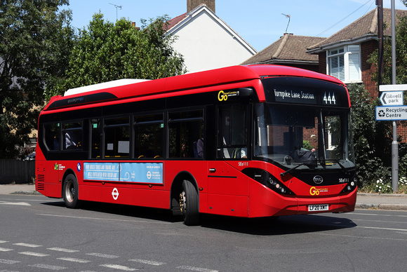 Route 444, Go Ahead London, Se111, LF20XMT, Chingford
