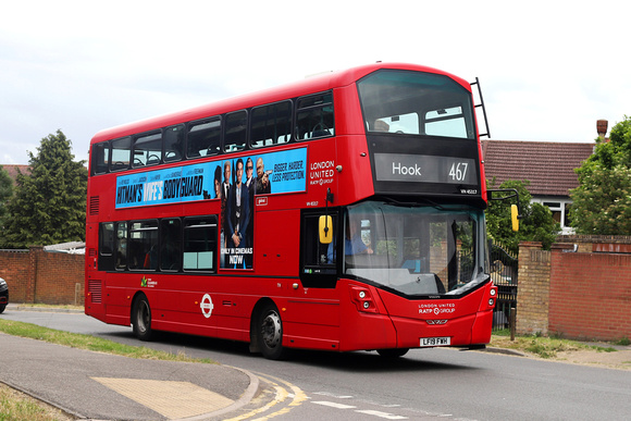 Route 467, London United RATP, VH43317, LF19FWH, Copt Gillers