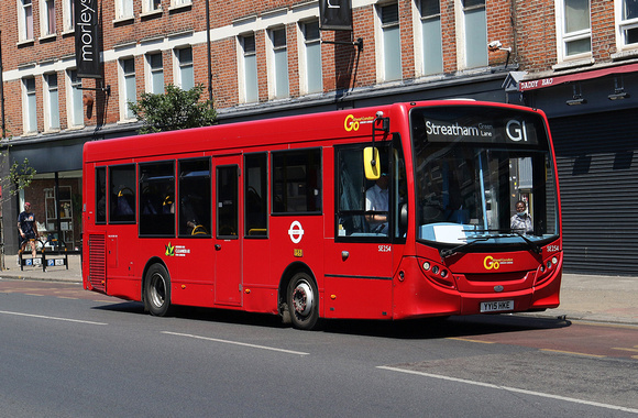Route G1, Go Ahead London, SE254, YY15HKE, Tooting