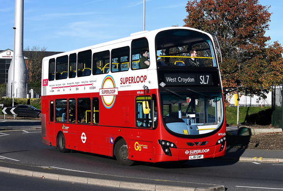 Route SL7, Go Ahead London, WVL454, LJ61GWP, Heathrow