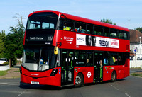 Route H12, London Sovereign RATP, VH45087, BU16UXK, Pinner
