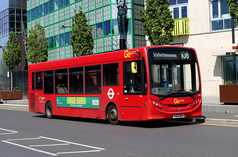 London Bus Routes | Route 108: Lewisham Station - Stratford ...