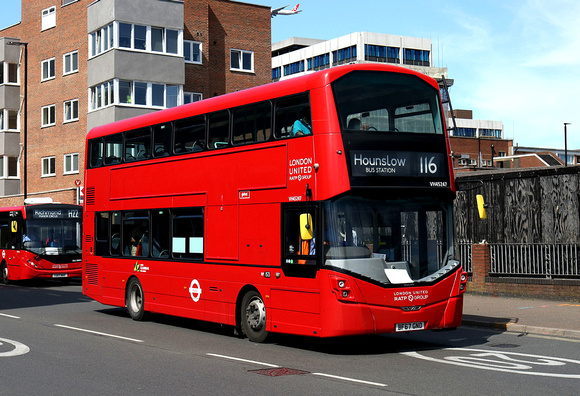 Route 116, London United RATP, VH45247, BF67GNO, Hounslow
