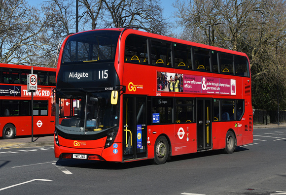 Route 115, Go Ahead London, EH150, YW17JVD, East Ham