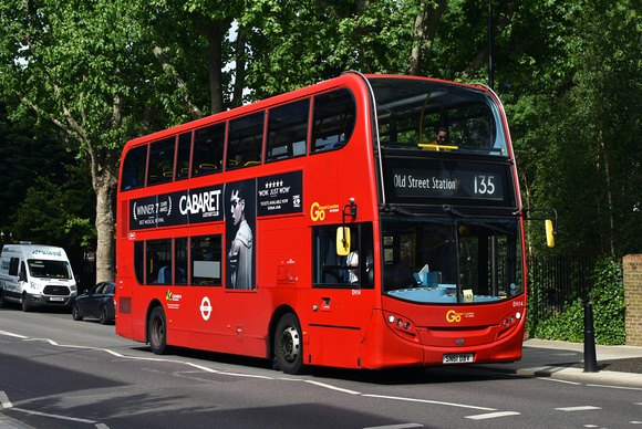 Route 135, Go Ahead London, EH14, SN61DBV, Isle of Dogs