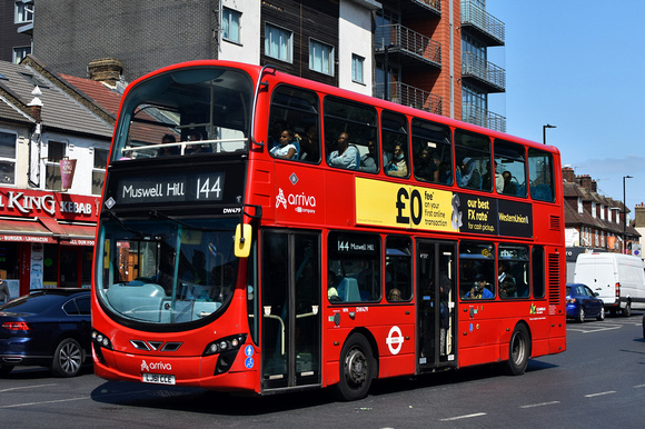 Route 144, Arriva London, DW479, LJ61CCE, Haringey