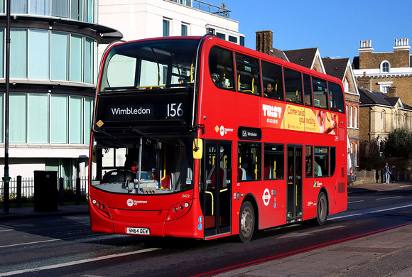 Route 156, Transport UK 2472, SN64OEW, Wandsworth Common