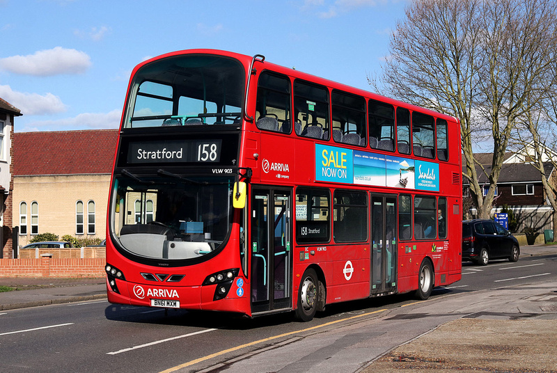 London Bus Routes | Route 158: Chingford Mount - Stratford | Route 158 ...