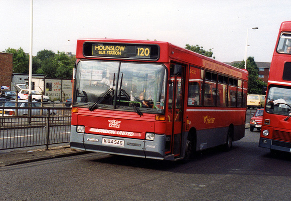 Route 120, London United, DRL104, K104SAG, Northolt